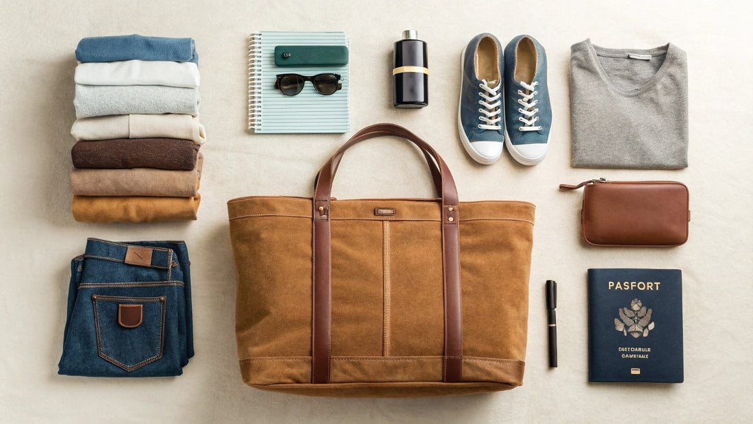 How to pack for a weekend getaway in a single corduroy tote: A step-by-step guide?