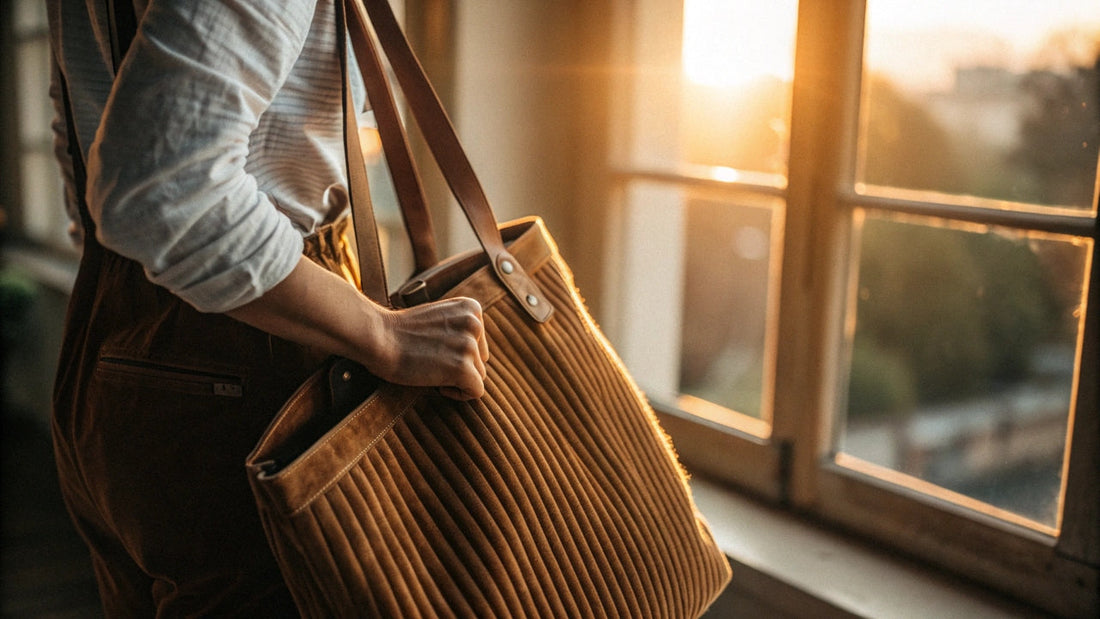 What's the real story behind your corduroy bag's texture?