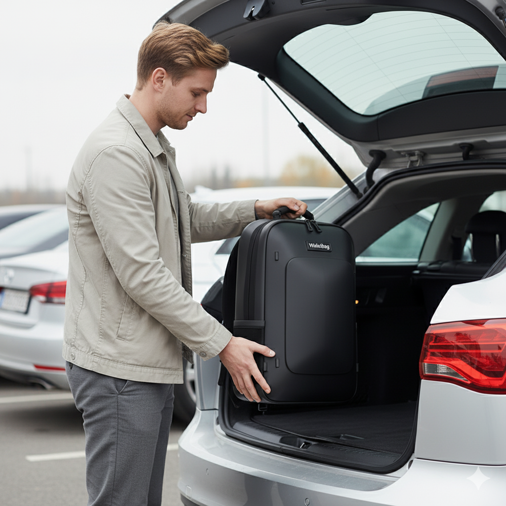 Hardshell Ergonomic Business Backpack