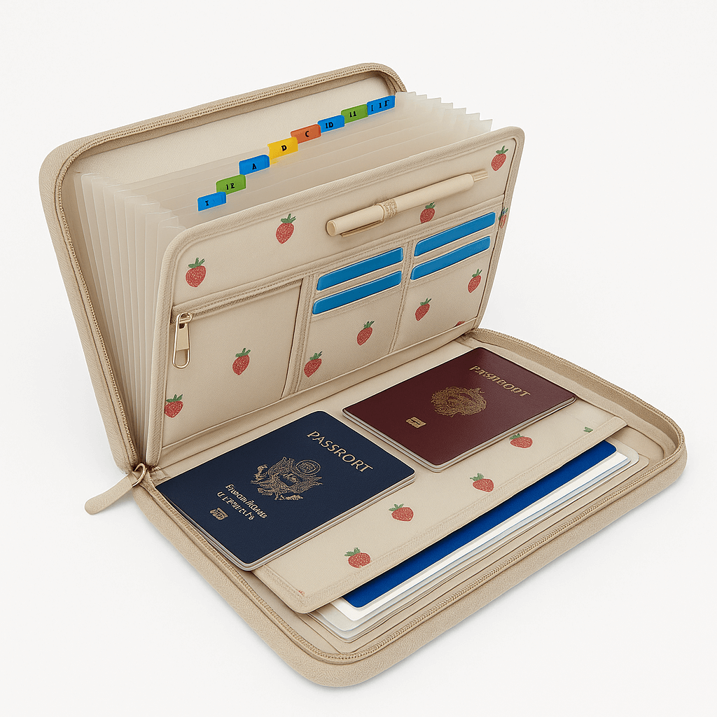 Multi-functional Document Storage Bag