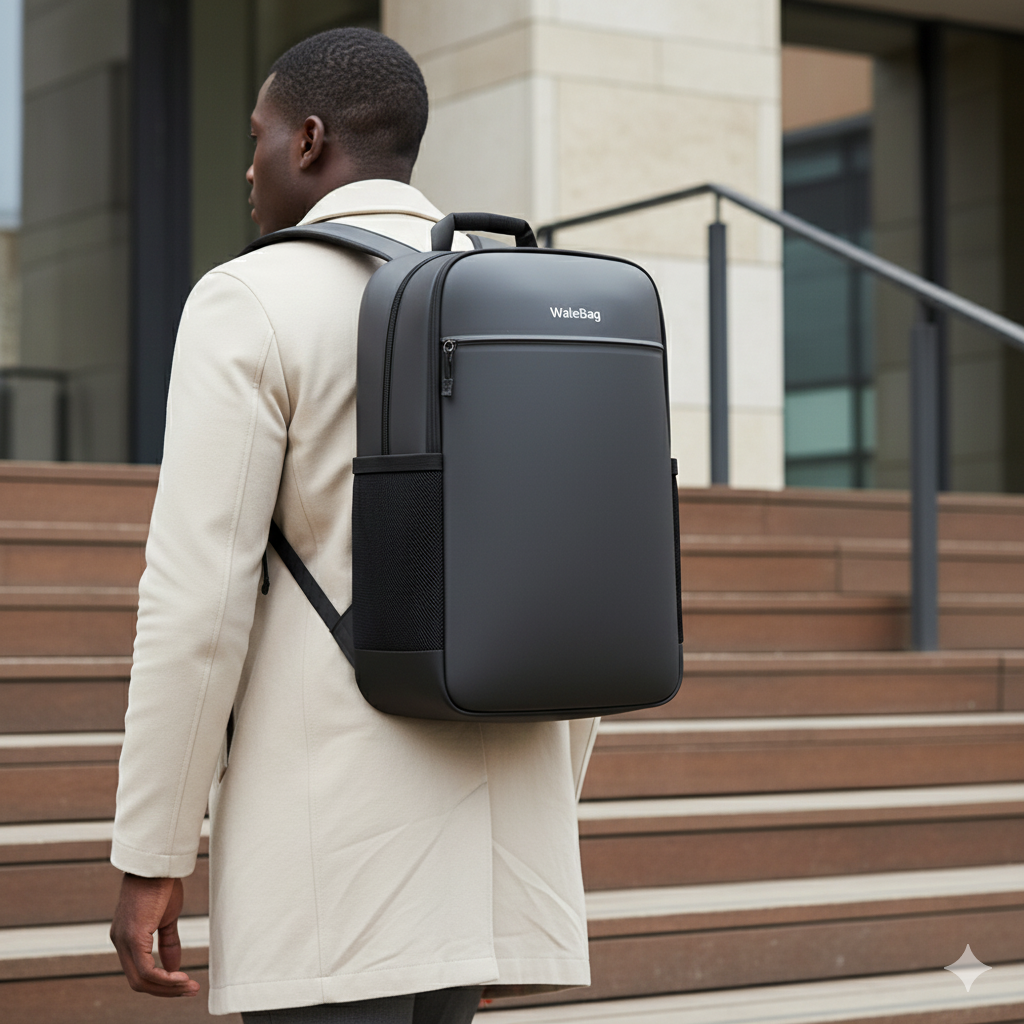 Premium Leather Travel Backpack